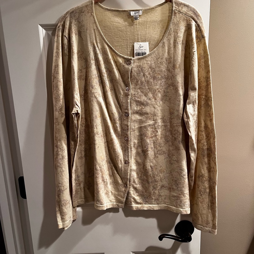 J. Jill lightweight silk blend sweater
